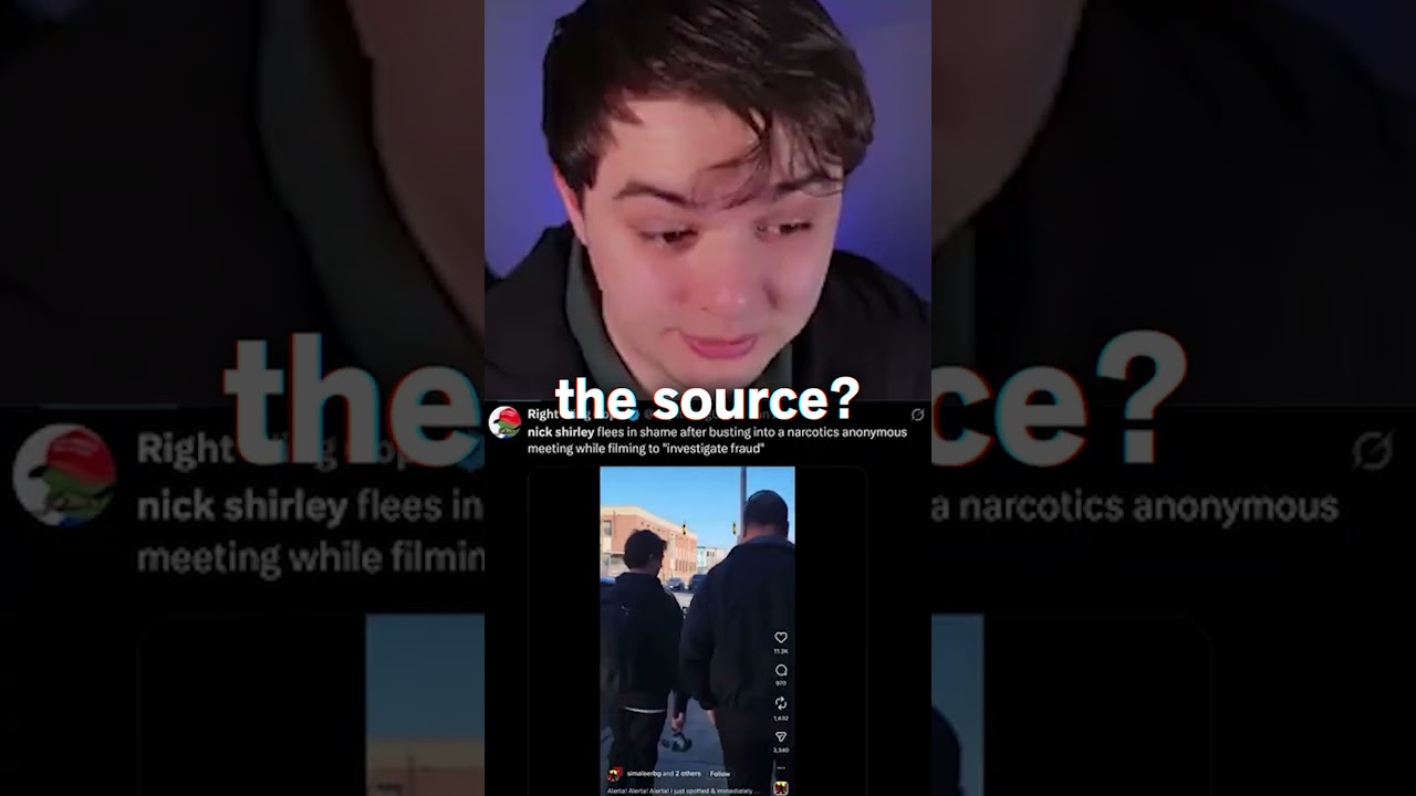 Right Wing Influencer Nick Shirley Flees In Shame #politics #fyp #new