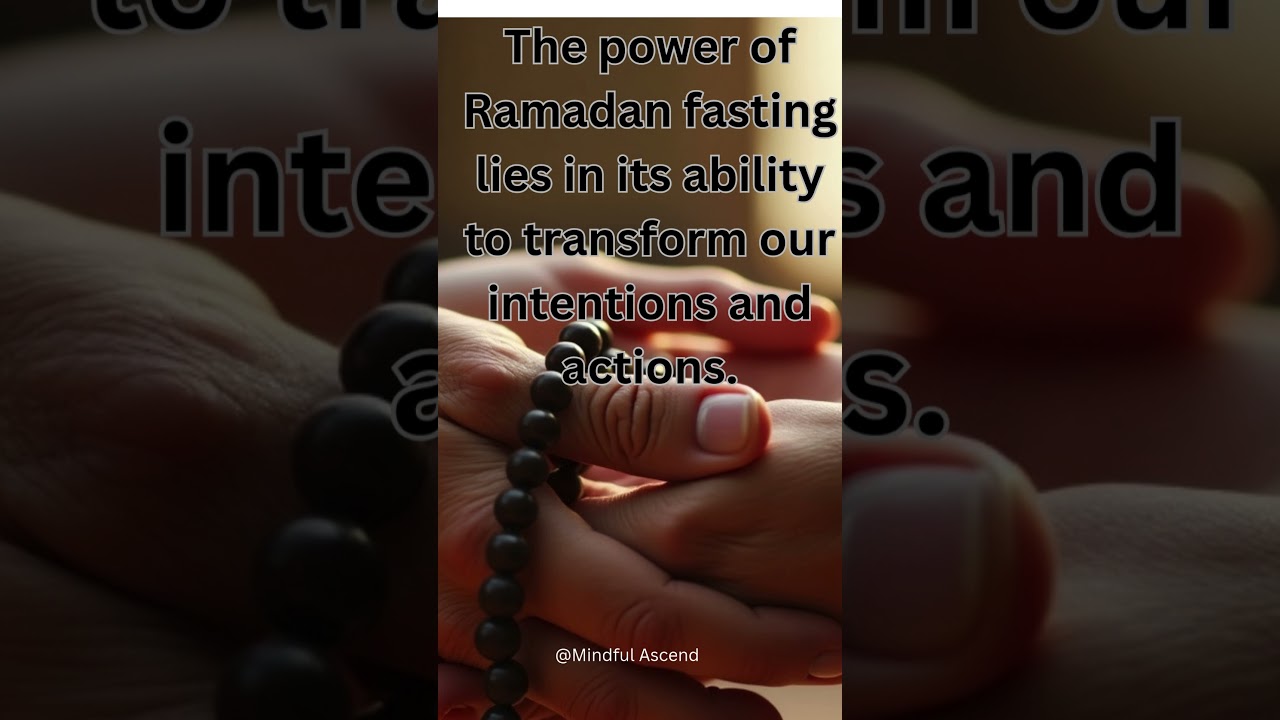 The True Meaning of Ramadan Fasting Spiritual Growth and Self Discipline #motivation #staytough