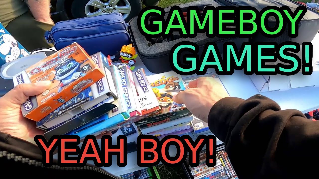 Car Boot Live Game Hunting Ep191 - Boxed Gameboy Games! 😯