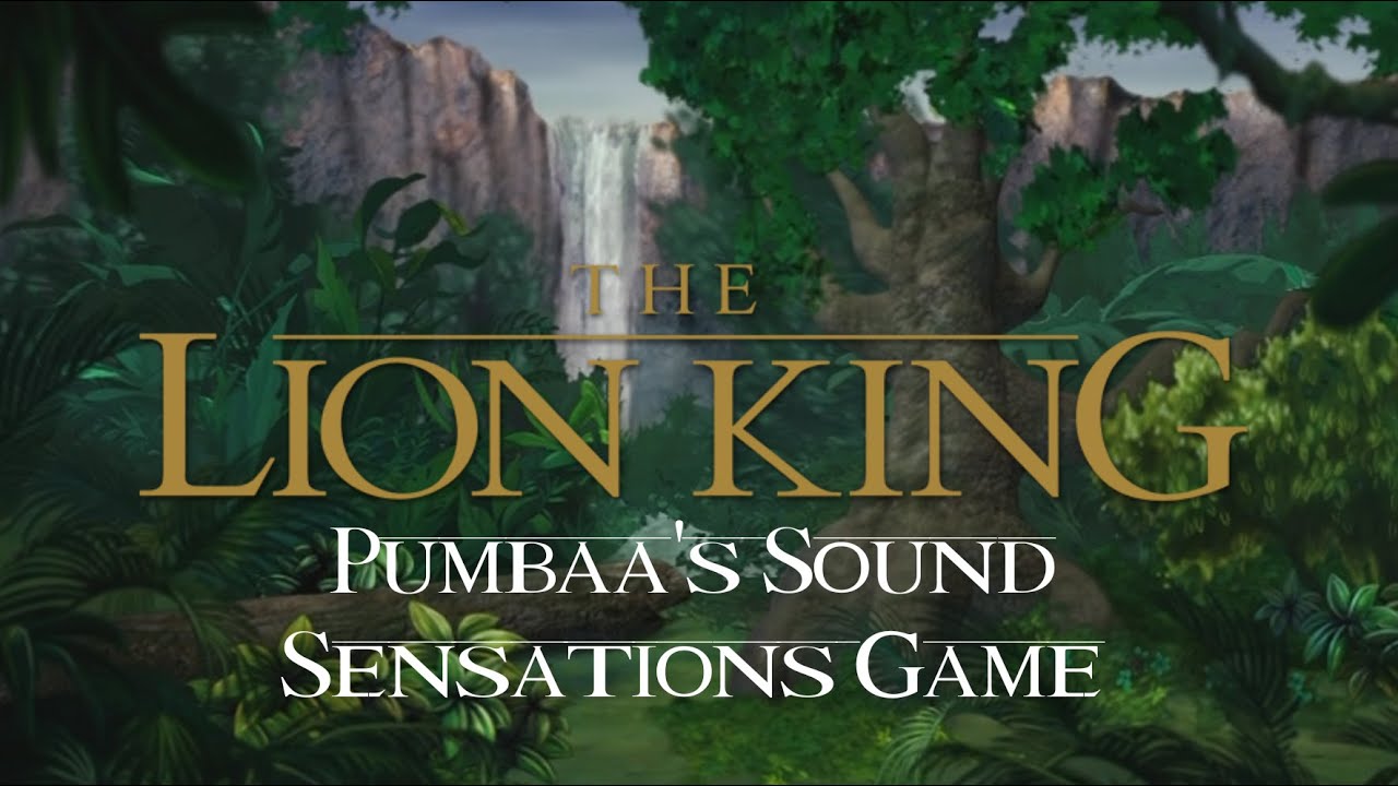 Pumbaa's Sound Sensations Game