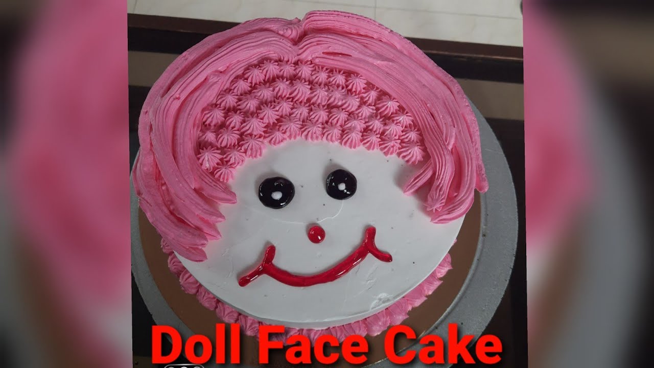 Unique Doll Face Cake