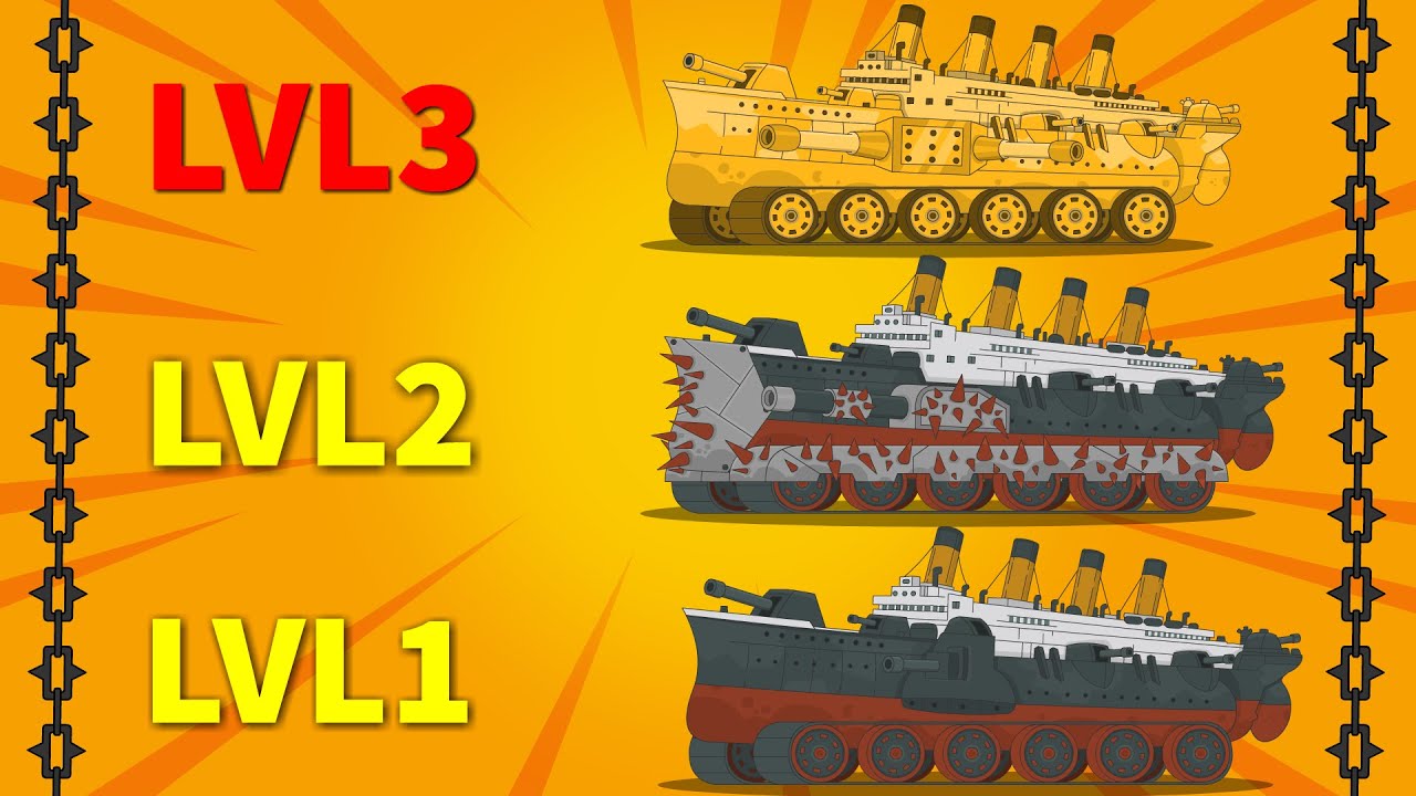 Titanic Tank Level Up | Animation