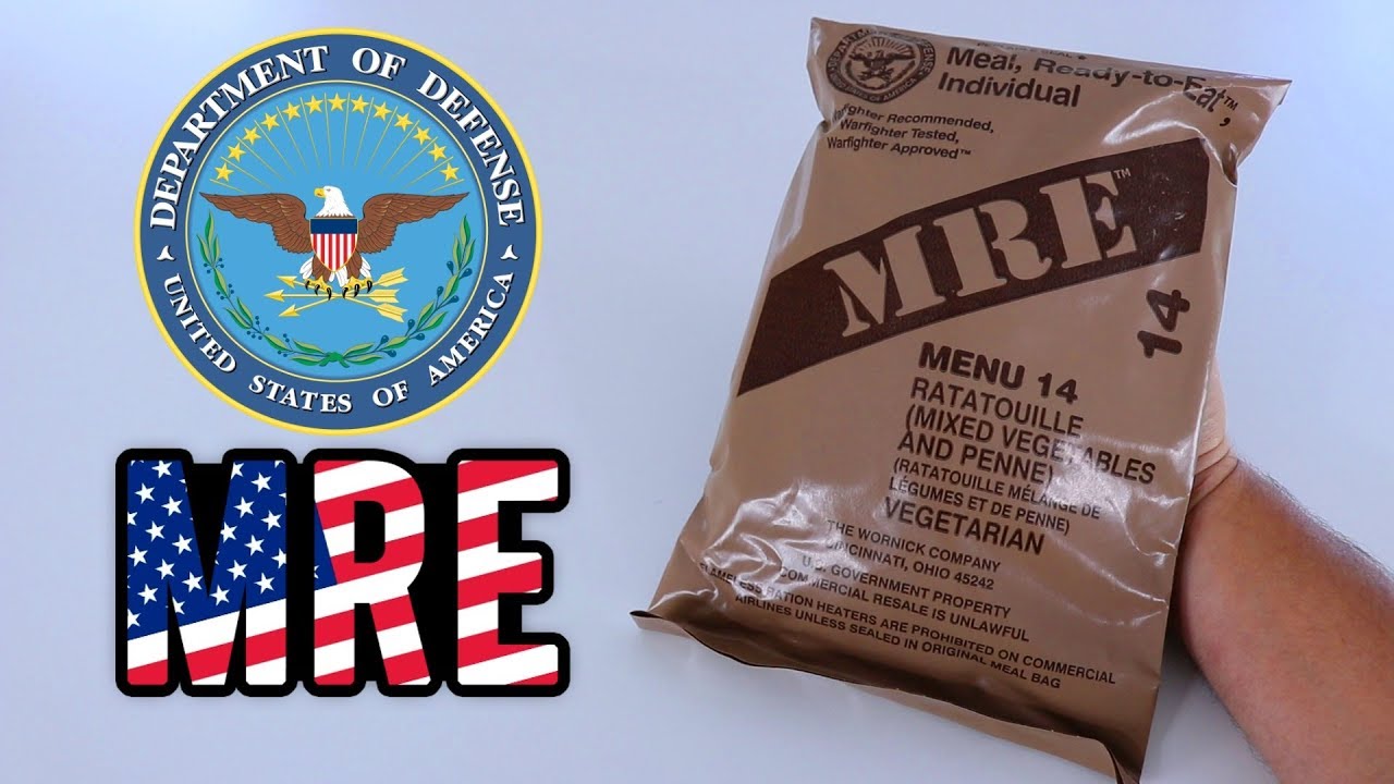 PROVEI A COMIDA VEGETARIANA DO EXERCITO AMERICANO!