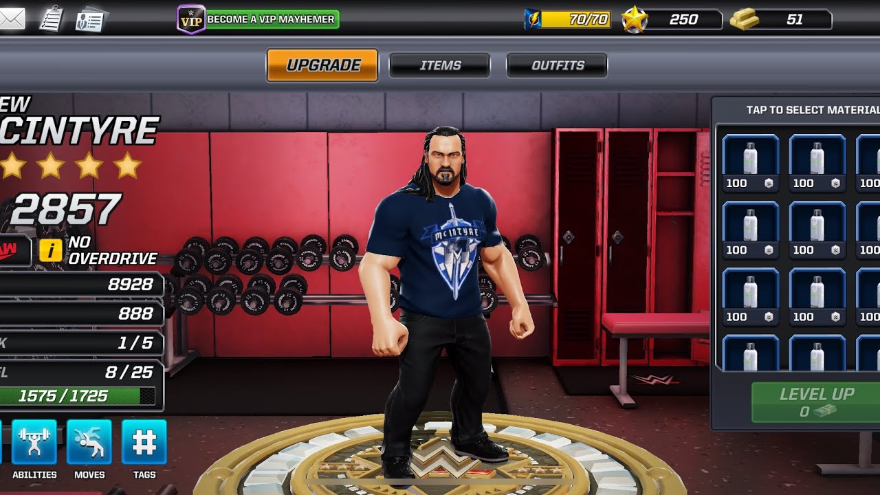 WWE Mayhem - 5 Star 🌟 Drew McIntyre Superstar Showcase #29 #gamingchannel #gamingvideo