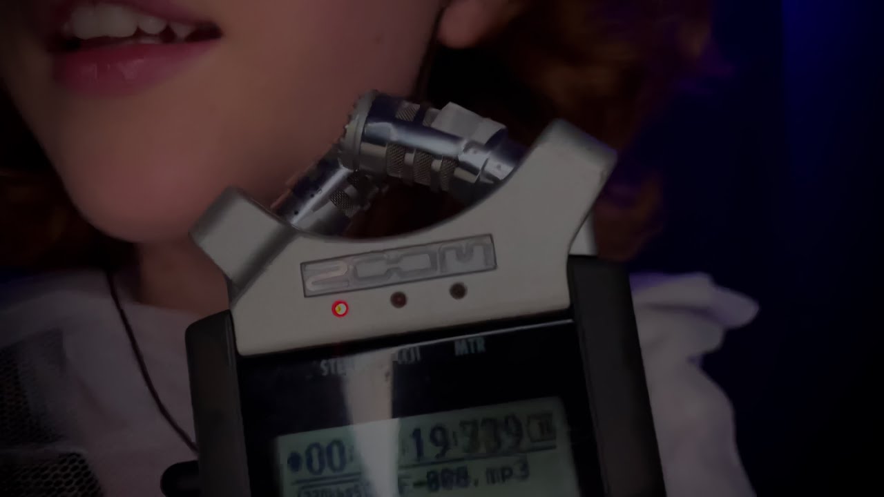 АСМР медленный ликинг микро zoom 😋 звуки рта 100% мурашки🤯 для сна | ASMR licking, mouth sounds zoom