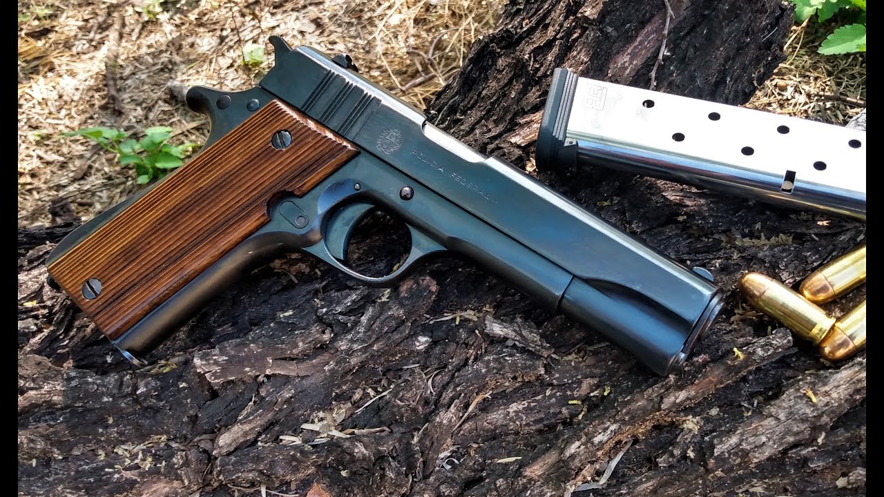 Ballester Molina .45ACP  (HAFDASA) Policia Federal (En Español) Review, historia y disparando