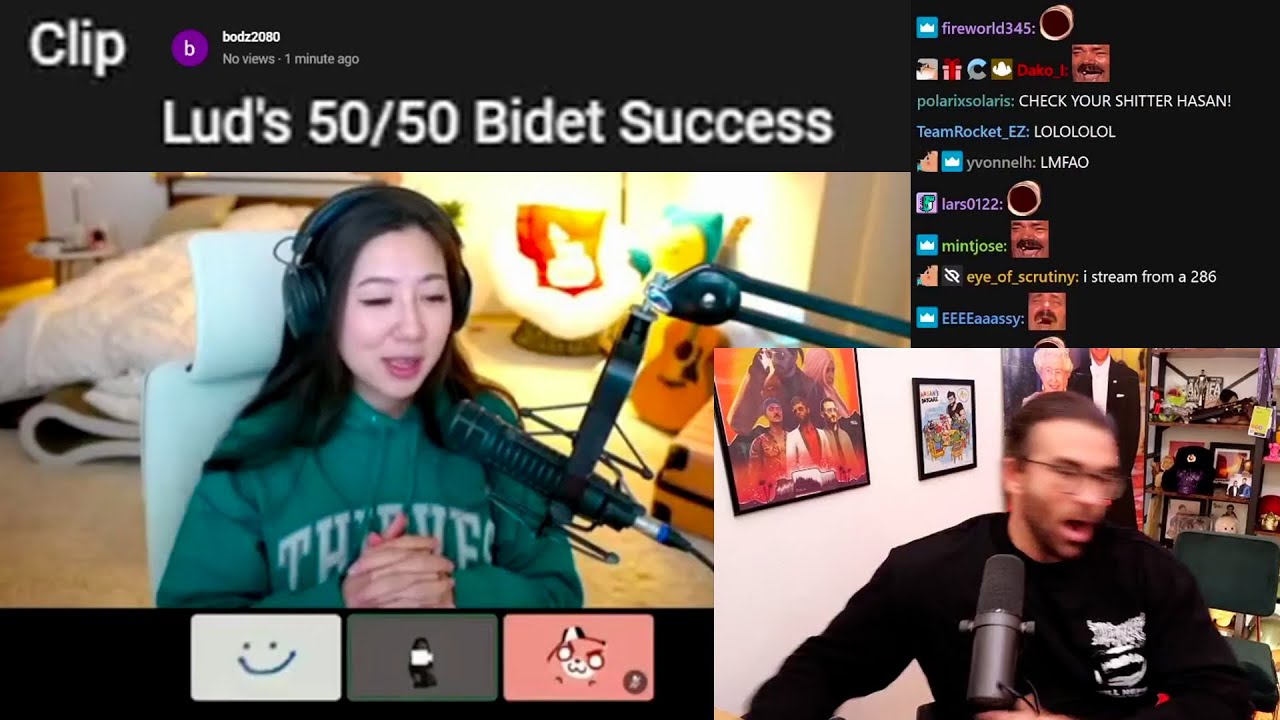 Hasan randomly finds out Ludwig flooded his bathroom