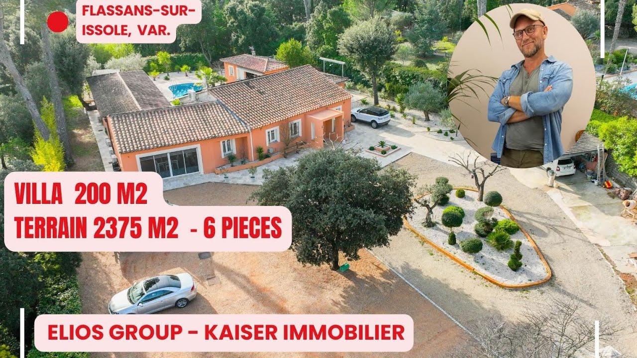 On visite une magnifique Villa dans le centre Var 