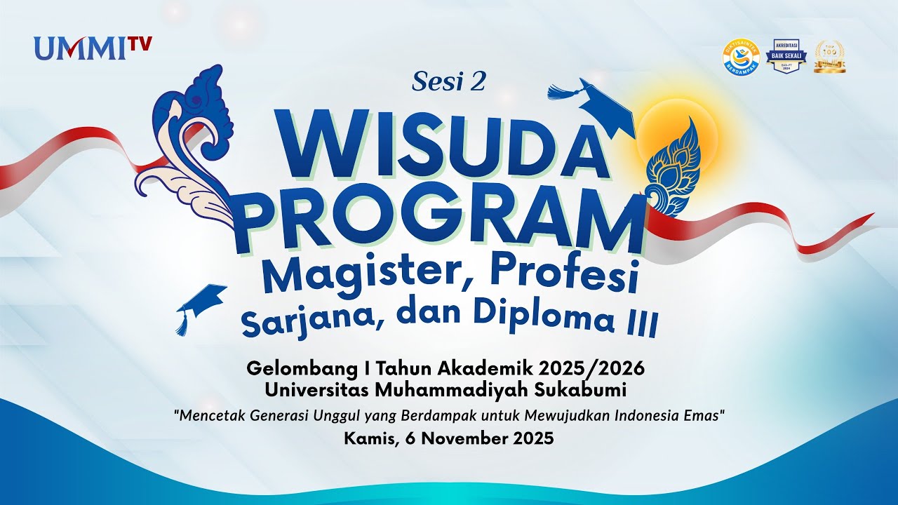 Wisuda UMMI 2025 | Sesi 2
