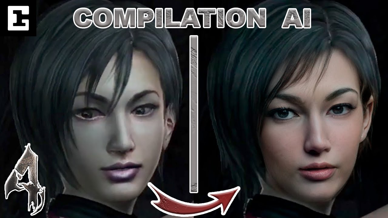 Resident Evil 4 REMAKE COMPILATION | ULTRA REALISTIC FACES with AI in RE4