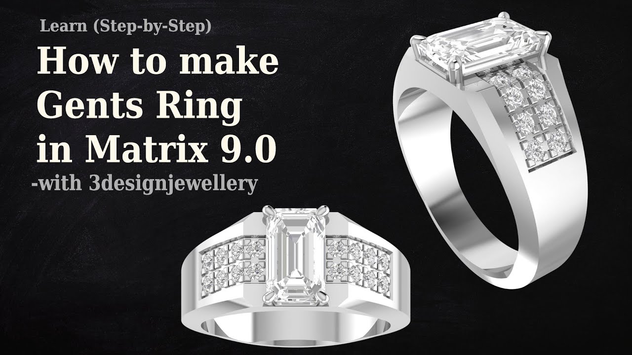 ||🔷How to make Gents ring in Matrix 9.0🔷|| Matrix9 || Rhino 3D || Jewellery Cad Design || Tutorial