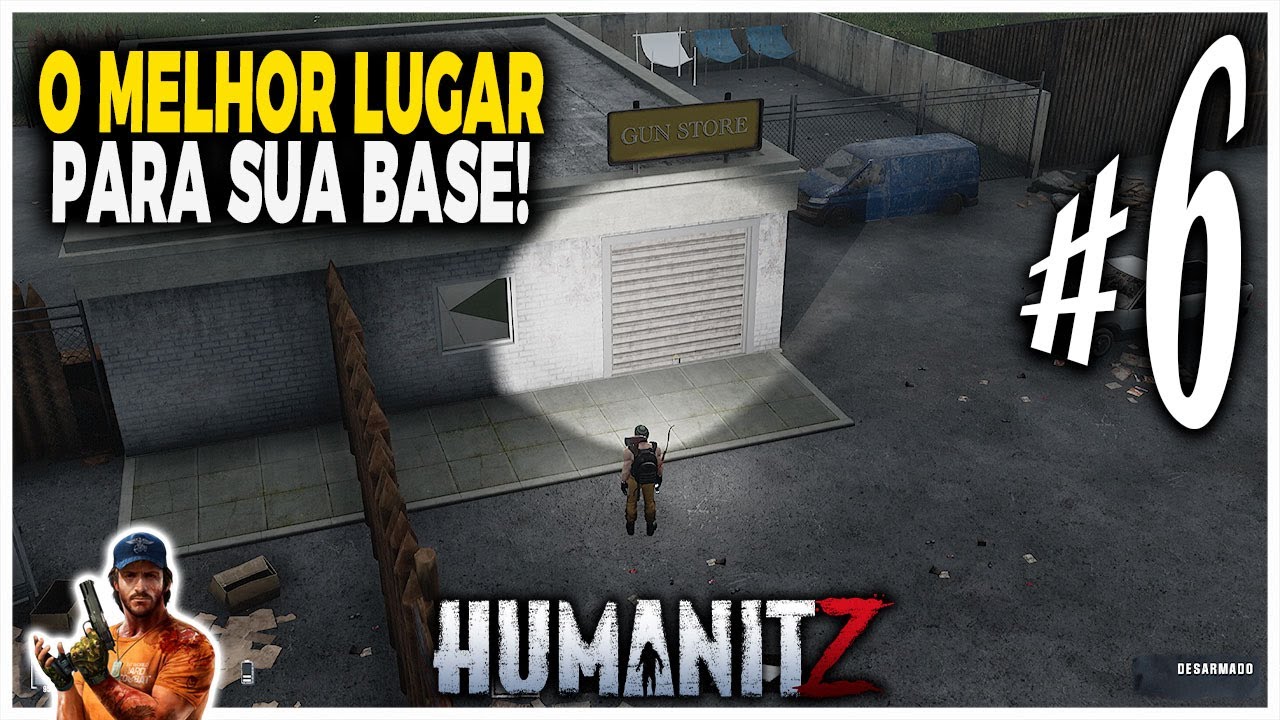 Base na Gun Shop em HumanitZ: Fortaleça Sua Sobrevivência! Ep:6
