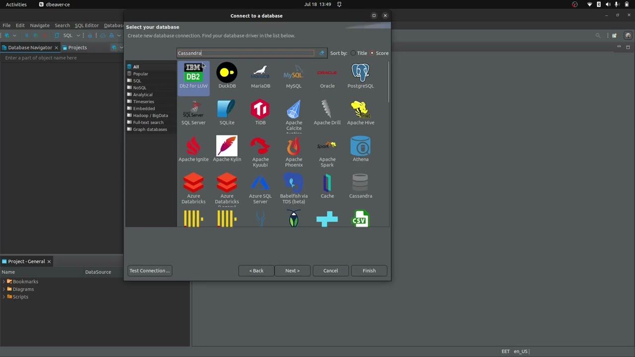 Setting up Cassandra JDBC Driver in DBeaver Community Edition
