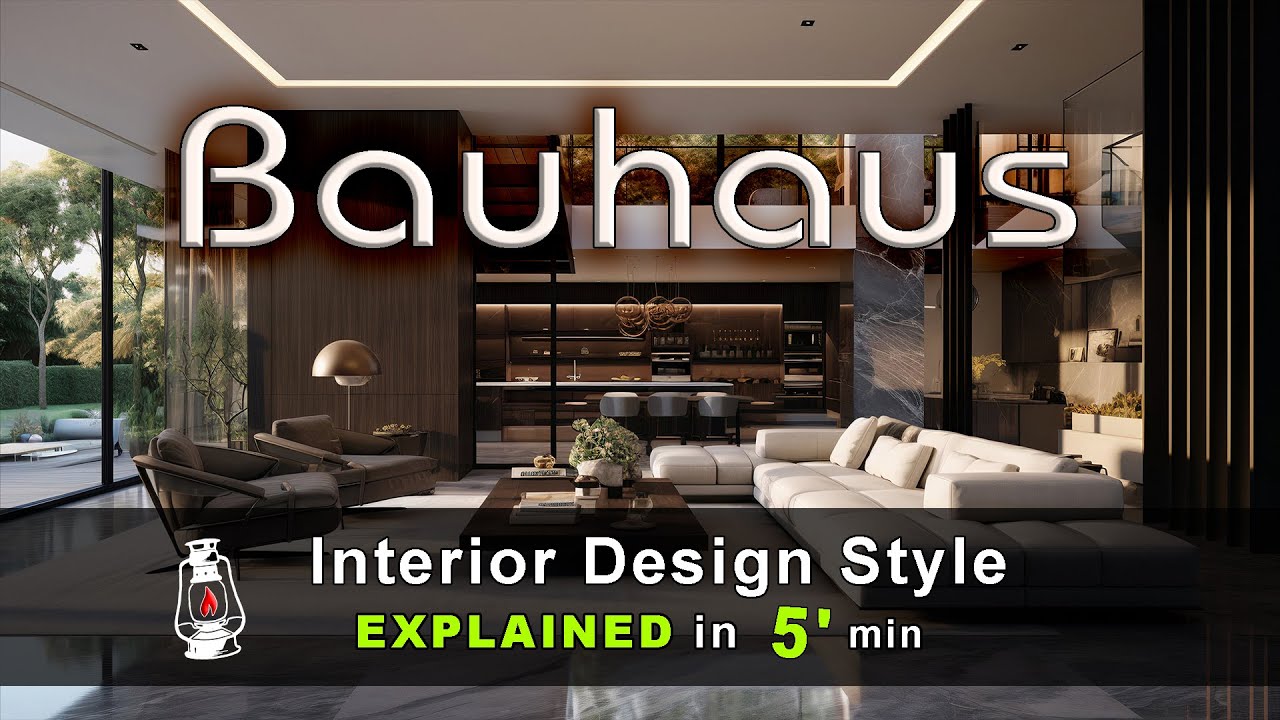 BAUHAUS - Interior Design Style Explained by Retro Lamp