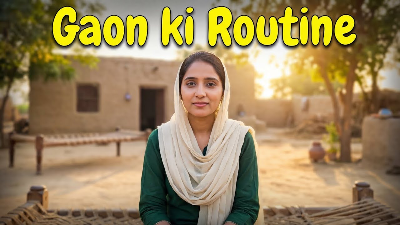 Gaon ki Routine aj Vlog Mare Sister na start Kiya pora Vlog dakna Guys End tk 