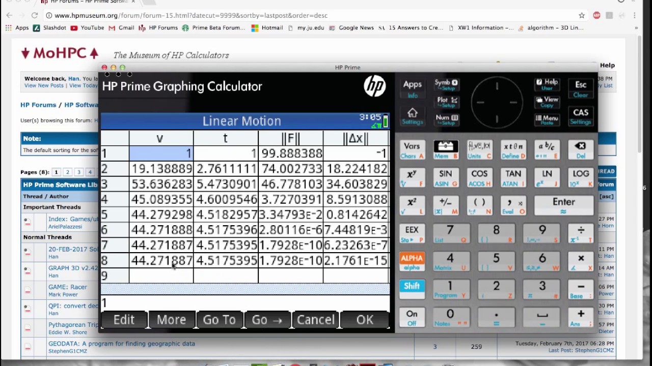 Solvesys and Equation Library for HP Prime