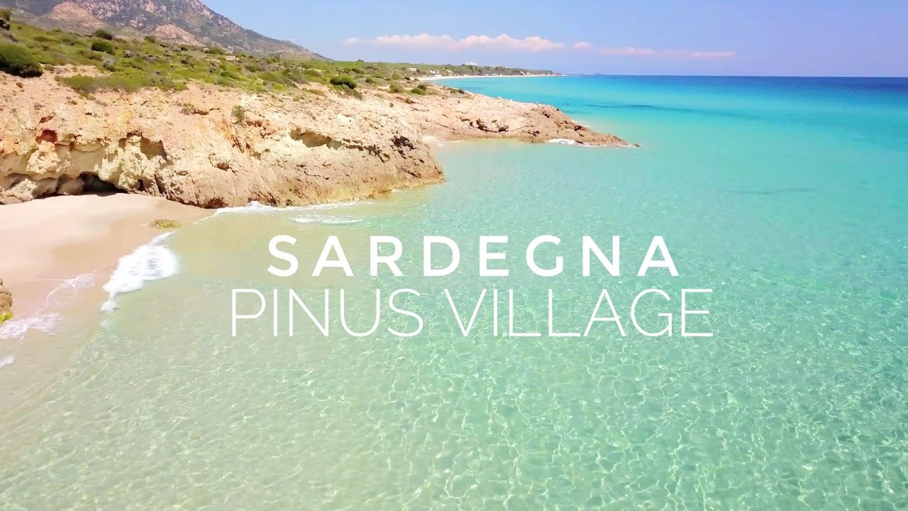 Santa Margherita di Pula spiaggia Pinus Village e le sue Calette un angolo di Paradiso Sardegna 4k