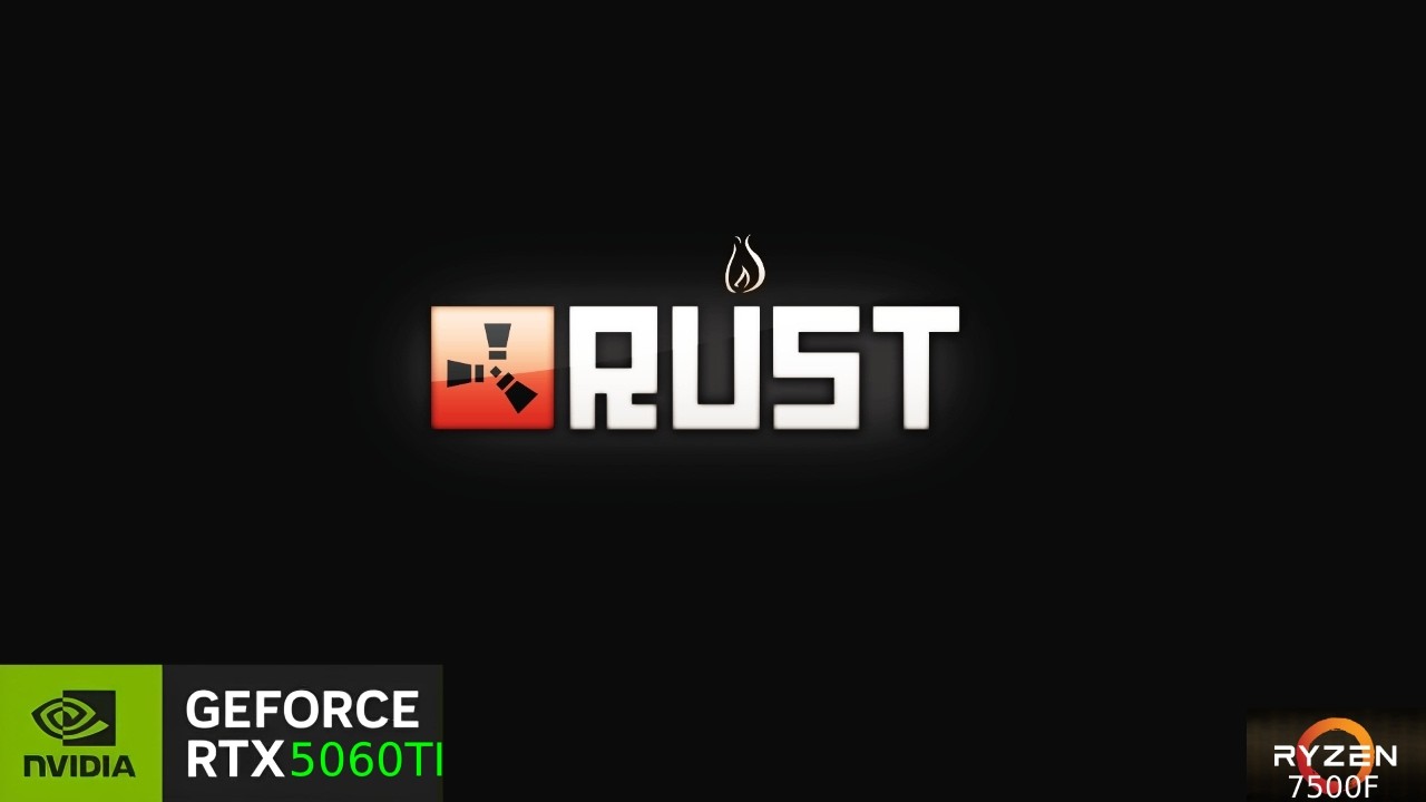 RTX 5060TI | RUST | R5 7500F | Almost Ultra Settings | 1080p