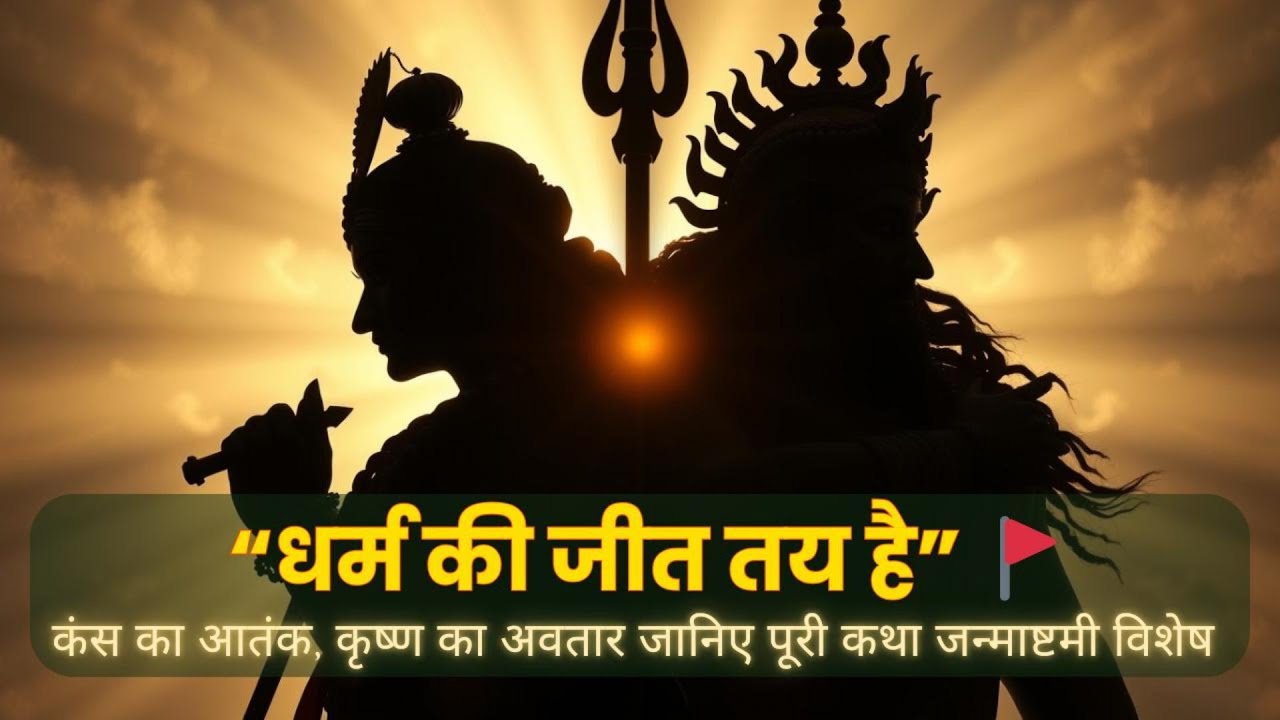 कंस और श्री कृष्ण का संघर्ष सम्पूर्ण कथा | Dharma vs Adharma | Janmashtami Special 2025