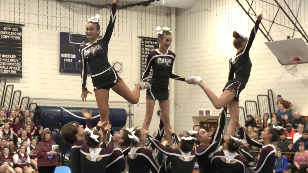 East Lyme High School at 2019 ECC Cheerleading Championship