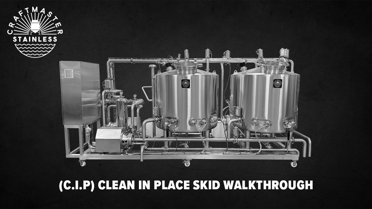 Craftmaster Stainless Clean In Place / C.I.P Skid  Walkthrough