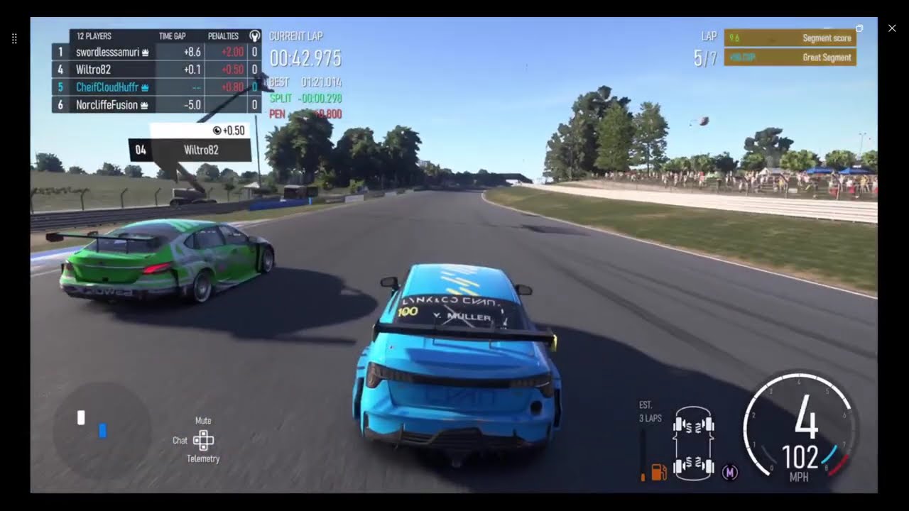 Incredible Racing At Grand Oak Reverse In The Lynk Touring Car (Forza Motorsport)