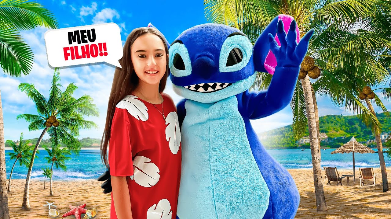 BELINHA ADOTOU O STITCH!