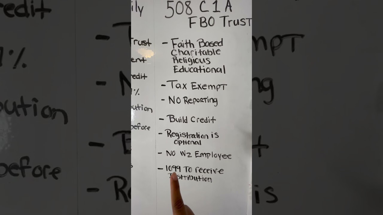Часть 2: Давайте поговорим о 508 C1A, обозначенном как TRUST.