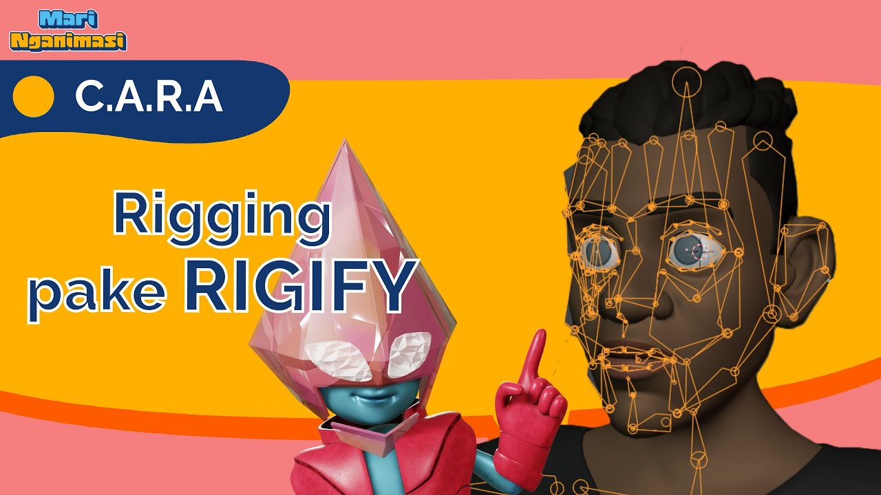 Cara Rigging Aset BLENDER Yang GAMPANG Pake Rigify | C.A.R.A #12