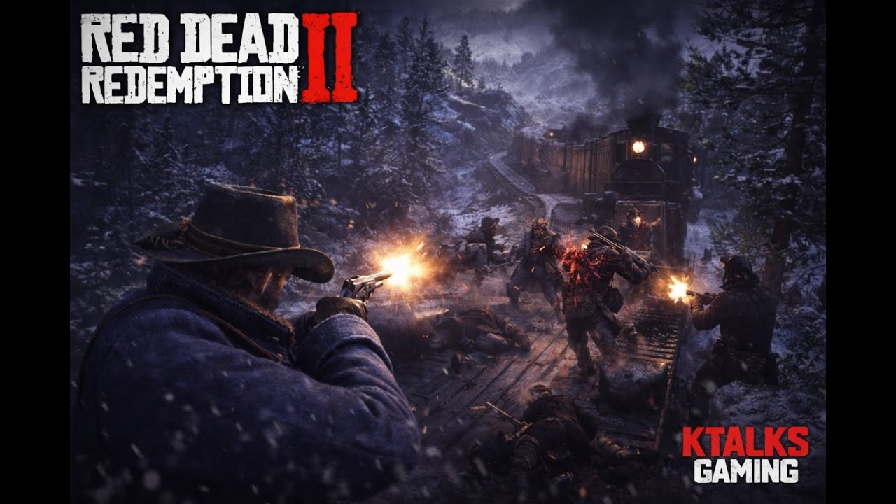 🚂 EPIC TRAIN ROBBERY MASSACRE! | Red Dead Redemption 2 Cinematic Gameplay | KTalks Gaming