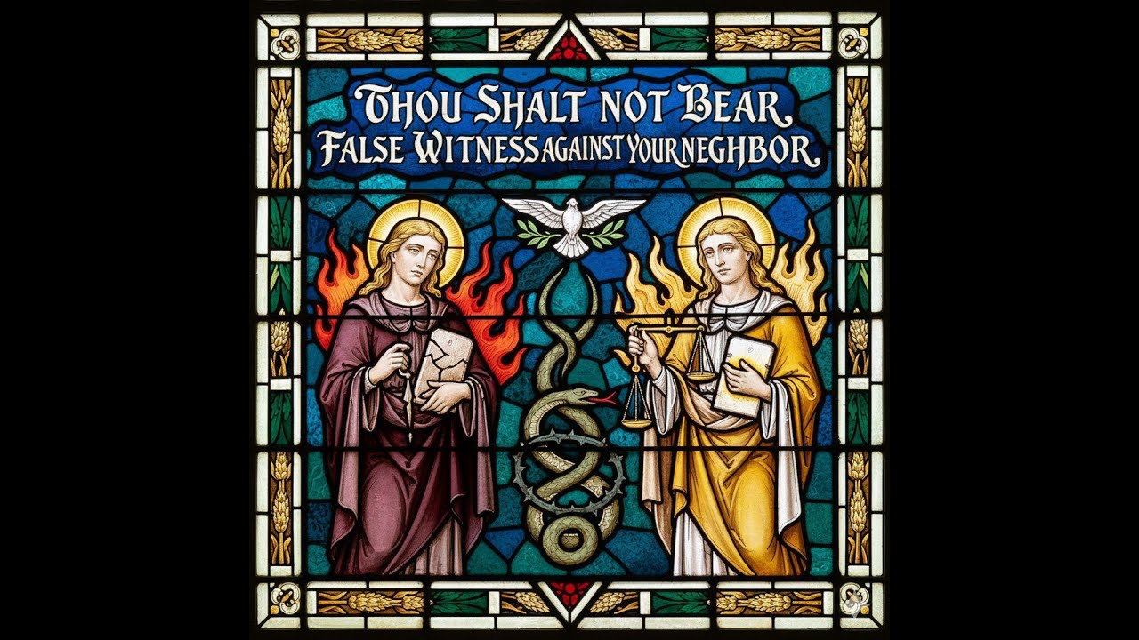 The Ten Commandment: 9th - You shall not bear false witness against your neighbor