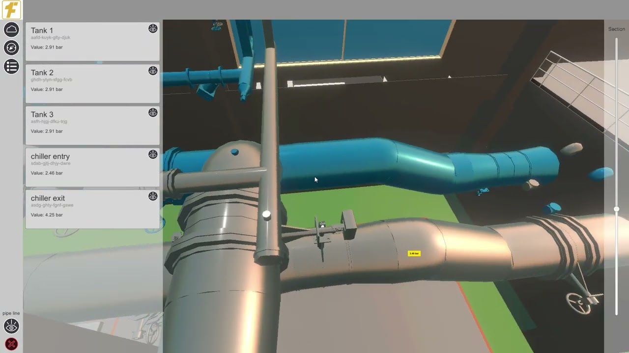 Digital twin chilling water station