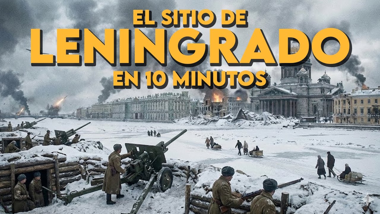 ✅ El TERRORÍFICO SITIO DE LENINGRADO en 10 minutos | El mayor asedio de la historia