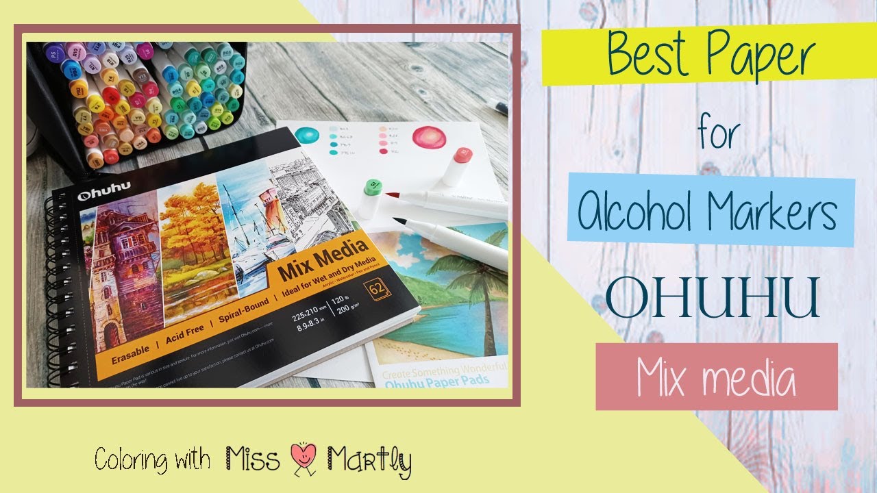 Ohuhu: Best paper for Alcohol Markers | Mix Media Pad