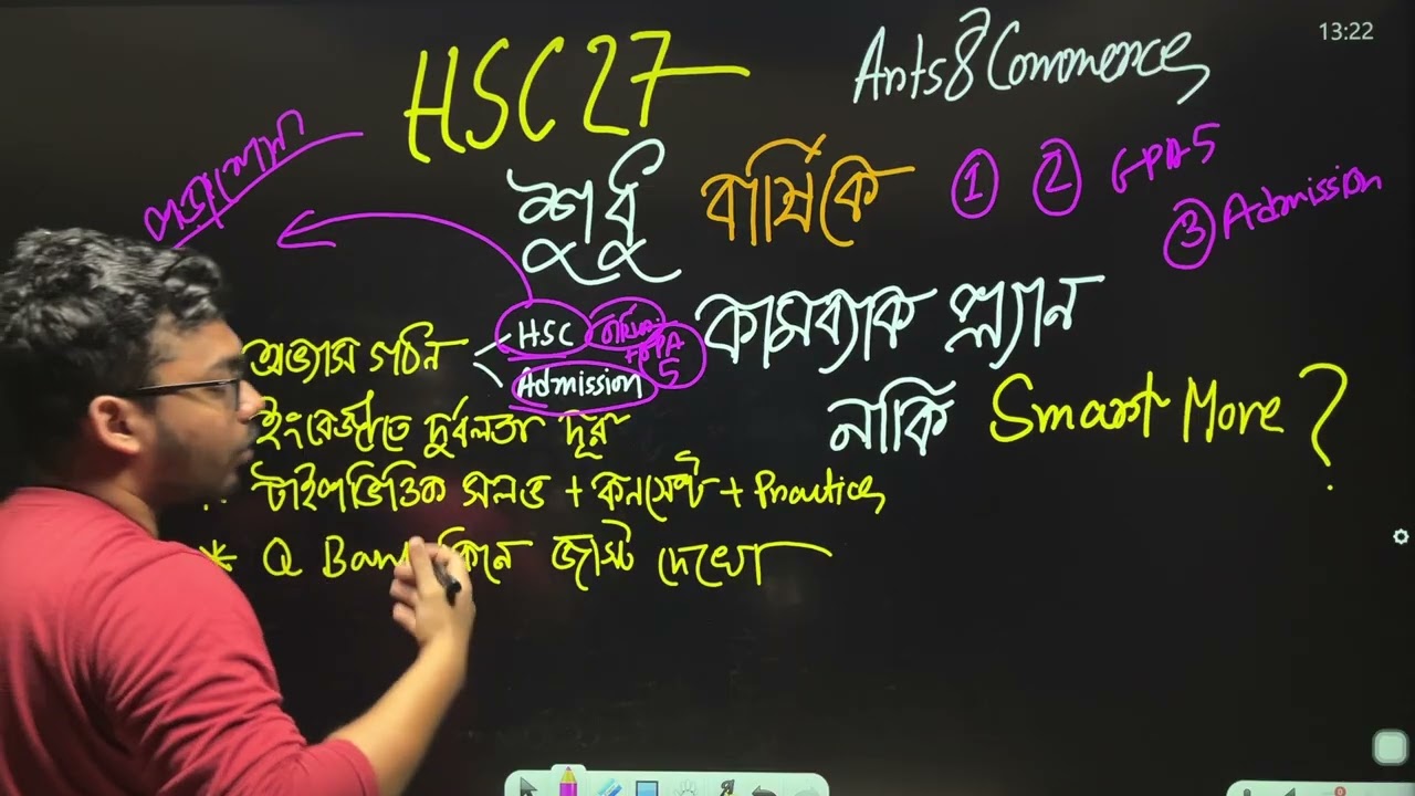 শুধু বার্ষিকে কামব্যাক প্ল্যান না করে ১ টা Smart Move নাও 🔥। এইচএসসি ২৭ | Commerce 