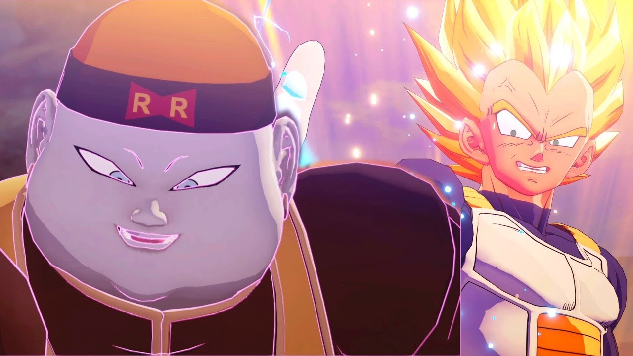 Dragon Ball Z Kakarot - Goku & Vegeta vs Android 19 Boss Battle Gameplay (Полный бой)