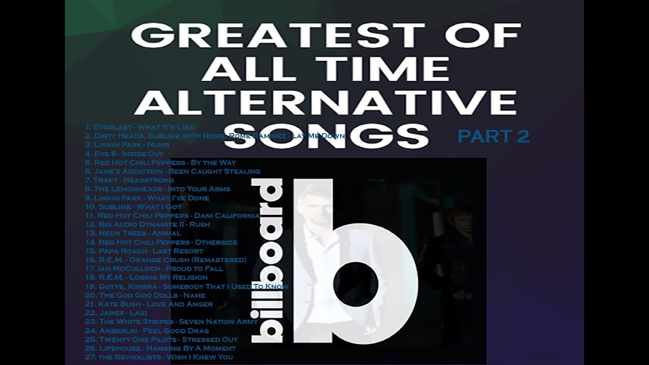 Part 2 Greatest of All Time Alternative Songs