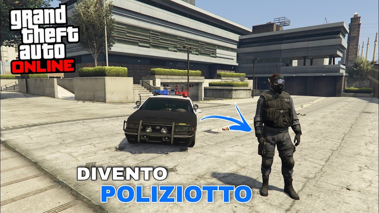 DIVENTO un POLIZIOTTO su GTA ONLINE!