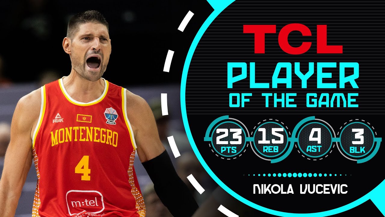 Nikola Vucevic (23 PTS) shines in sublime all-around game as MNE 🇲🇪 beat SWE 🇸🇪 at #EuroBasket 2025!