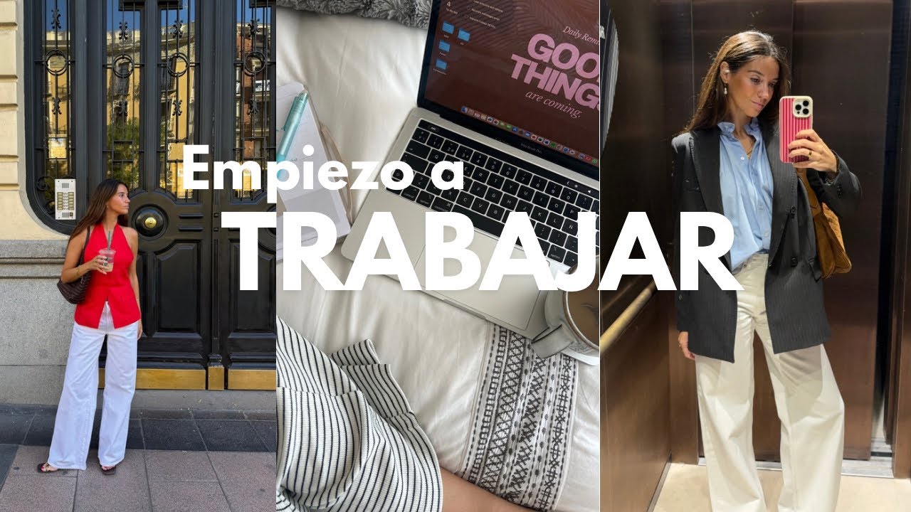 Mi PRIMER DÍA de TRABAJO! Ya estoy agobiada 😭
