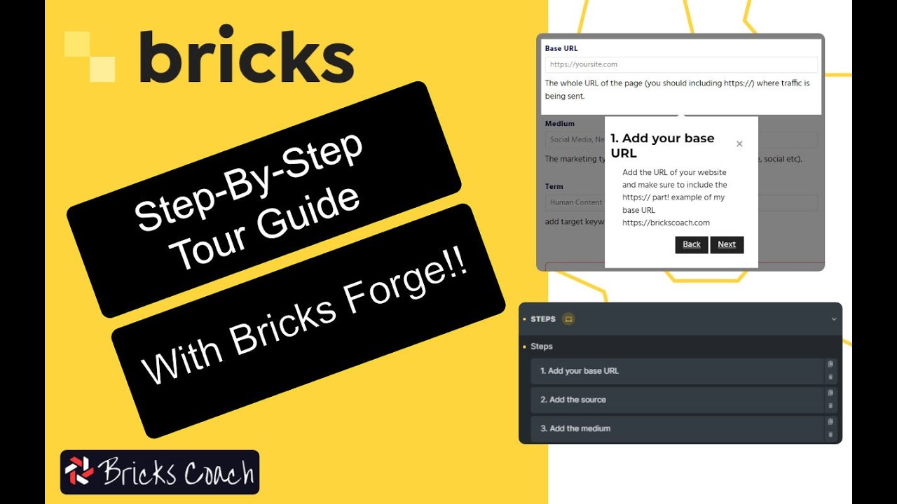 Simple WordPress Tour Guide With Bricks Forge