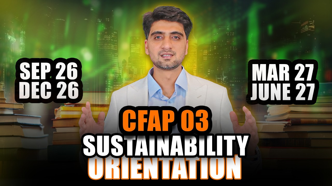 CFAP 3 Sustainability Reporting & Assurance | Orientation Session | Sir Muhammad Ibrahim | IQSF
