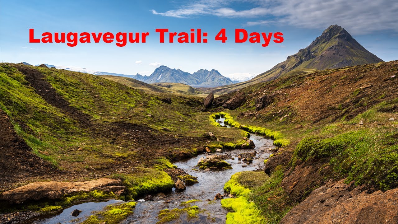 Hiking and camping the Laugavegur Trail Iceland