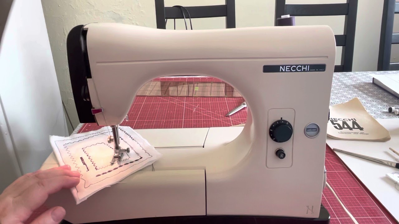 Necchi 544 Nähmaschine Top 🔝 sehr schöne Schmuckstück #nähmaschine #necchi