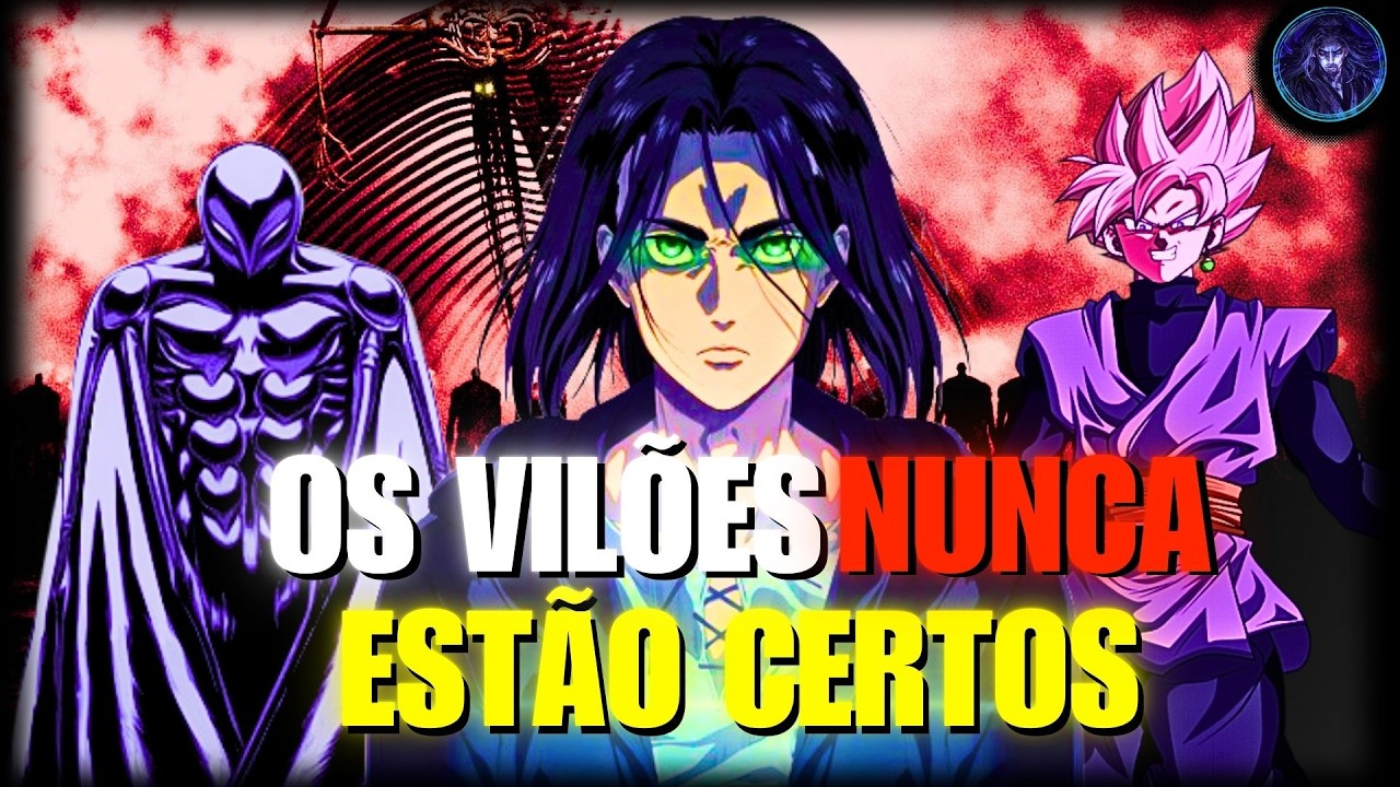 A ROMANTIZAÇÃO DOS VILÕES NOS ANIMES E MANGÁS - MINHA OPINIÃO