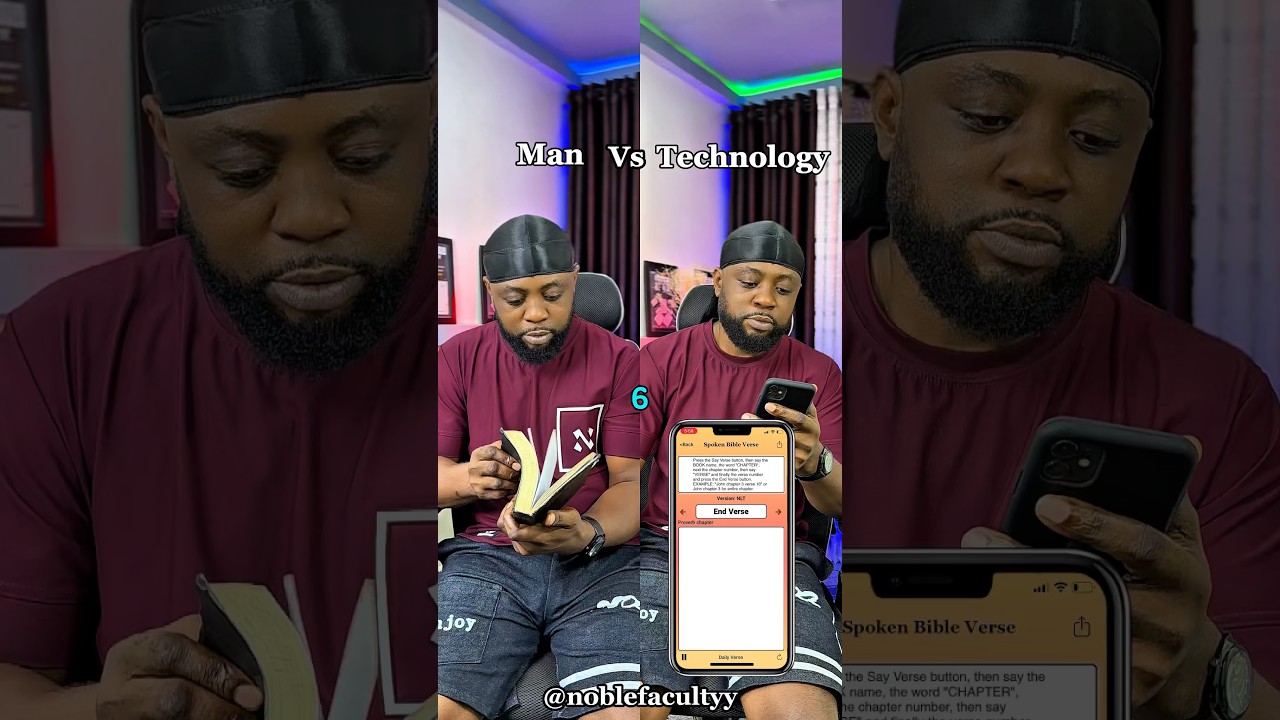 Man vs Technology (Bible Edition). 