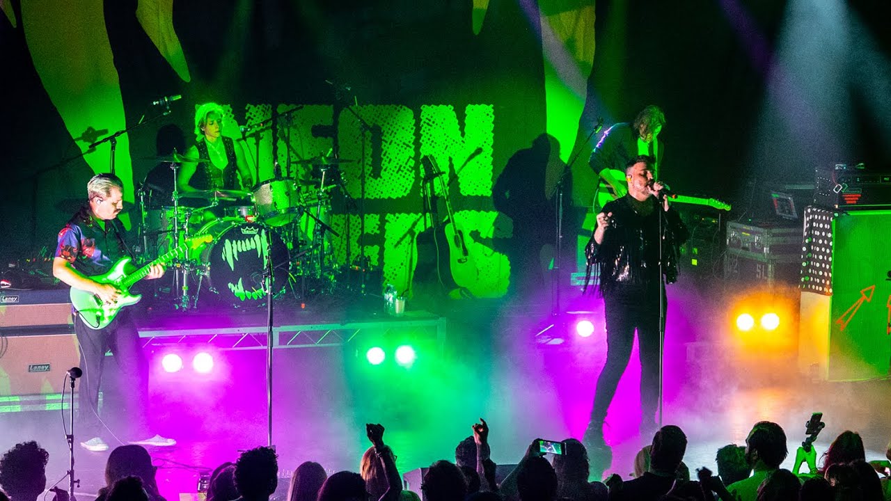 ADJ's Encore DBX on stage with Neon Trees