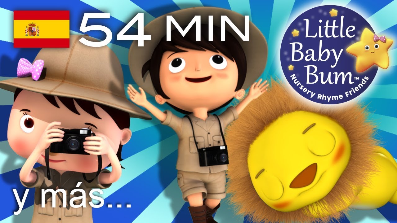 Vamos a la selva | Y muchas más canciones infantiles | ¡54 minutos de recopilación LittleBabyBum!