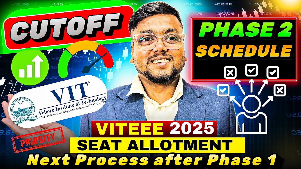 VIT Phase 1 Seat Allotment  2025🤯 | VIT Phase 2 Choice Filling  | VIT Counselling process 2025