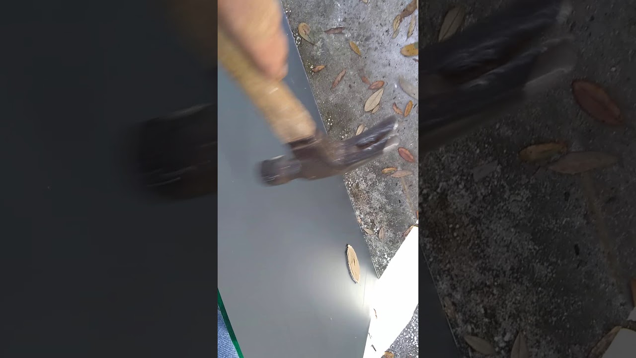 how to dispose of large bathroom mirror